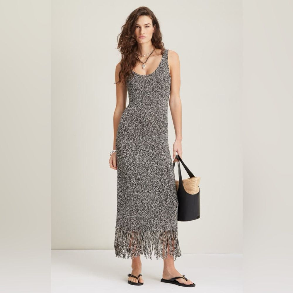 Nordstrom Fringe Maxi Sweater Dress